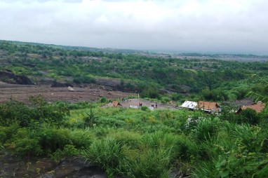 bekas dusun kinahrejo dari atas